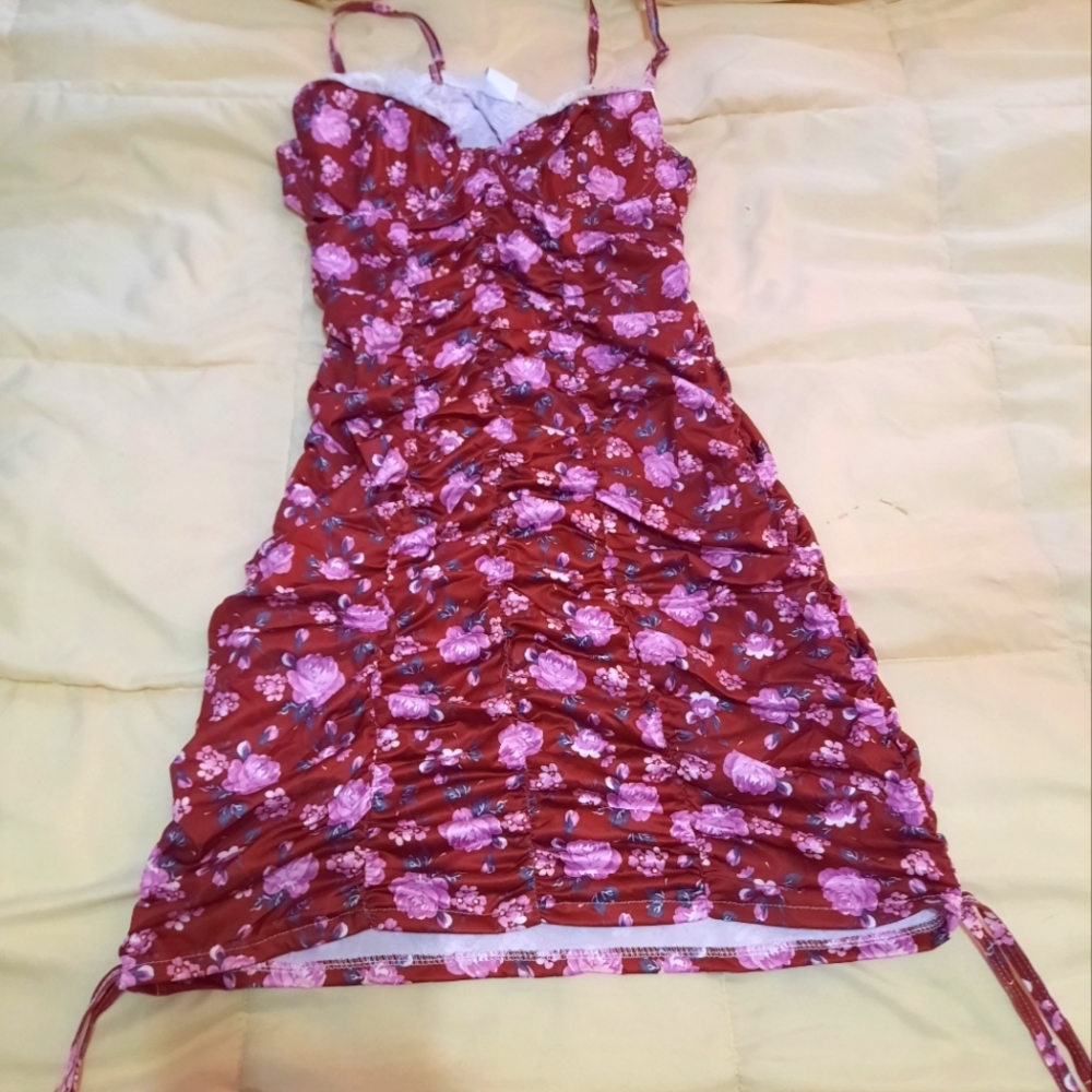 Burgundy sleeping dress